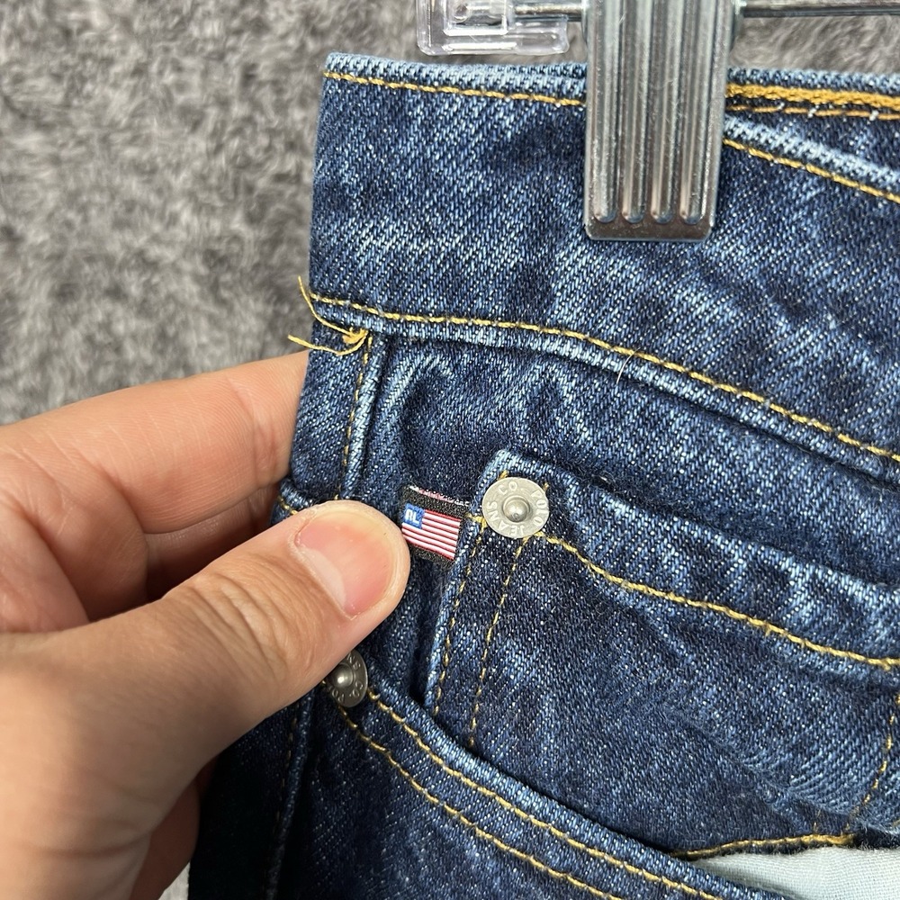 Vintage Polo Ralph Lauren 67 Bootcut Womens 30x26 Dark Wash Casual Denim Jeans - Picture 6 of 11